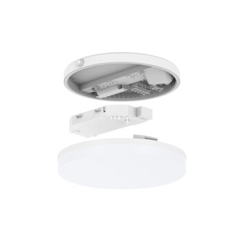DOTLUX LED Aufbauleuchte SURFACEdali Ø400x62 30W 3000/4000/5700K COLORselect weiß