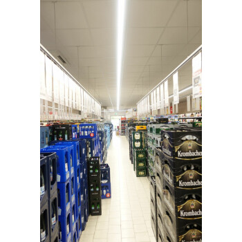 DOTLUX LED-Lichtbandsystem LINEAcompact 50W breitstrahlend 1452mm 4000K DALI dimmbar mit Notlichtbaustein