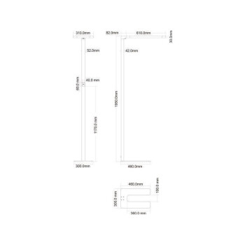 DOTLUX LED-Stehleuchte STUDIObutler 80W 4000K dimmbar,...
