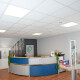 DOTLUX LED-Panel FLATugr 620x620mm 38W UGR<19 COLORselect