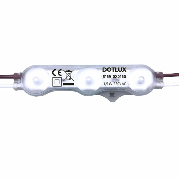 DOTLUX LED-Modul ACplus 1,5W 160° IP67 3000K 100er Kette