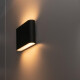 DOTLUX Wandleuchte FLASK 10W 3000K schwarz