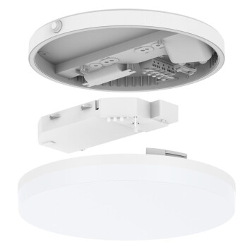 DOTLUX LED Aufbauleuchte SURFACEdali Ø300x62 22W 3000/4000/5700K COLORselect weiß