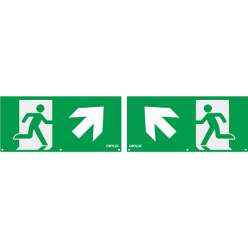 DOTLUX Erweitertes Piktogrammset Pfeil diagonal links und...
