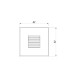 DOTLUX LED-Treppenleuchte EASYSTAIR 1,5 W 3000K silber