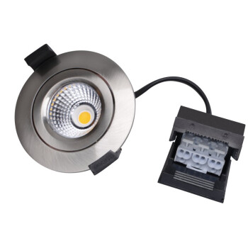 DOTLUX LED-Leuchte CIRCLEminidim 6W 3000K dimmbar edelstahl gebürstet