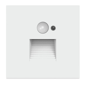 realLED Treppenleuchte EASYSTAIR 1,5 W 3000K warmweiß weiß / schwarz / silber
