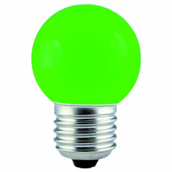 DOTLUX LED-Dekobirne E27 0,5W grün ECHTGLAS