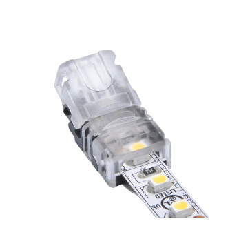 DOTLUX Klemmverbinder Streifen zu Kabel 2-polig für LED-Streifen 8mm MONO IP20 (Set 5 St.)