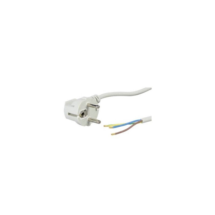 Netzkabel m. Schukostecker 1,8m grau