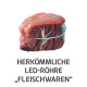 Dotlux LED Röhre Fleischtheke 60 cm 8 Watt Fleisch-Rosé Milchglas