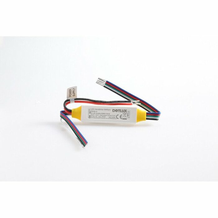 DOTLUX LED-Verstärker AMPpro max. 276W für LED-Streifen RGBW 4 Kanal 3x2,5A + 1x4A (12-24V)