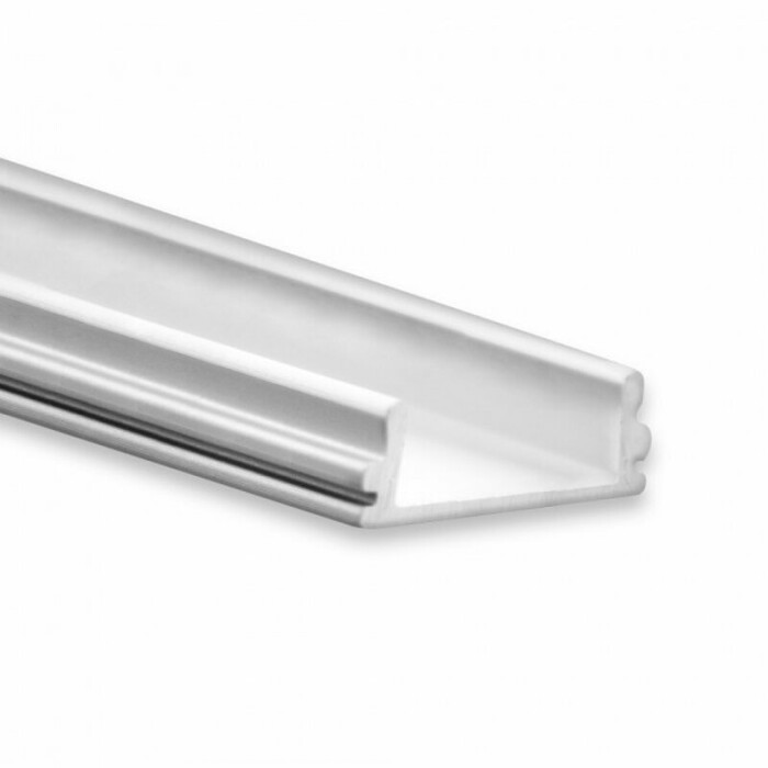 Alu-Aufbau-Profil Typ 6 200 cm, ultraflach, für LED-Streifen bis 12 mm