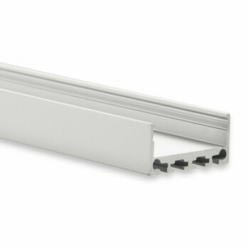 Alu-Aufbau-Profil Typ 9 200 cm, flach für LED-Streifen...