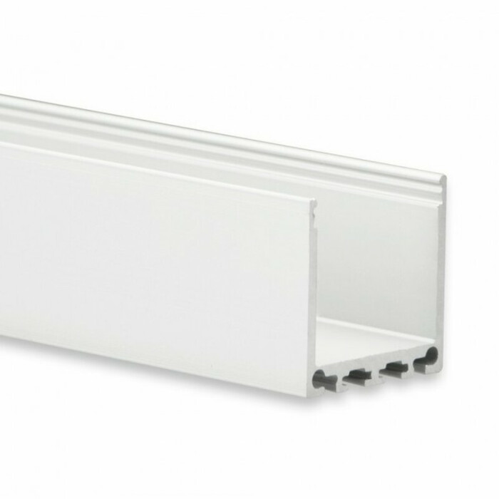 Alu-Aufbau-Profil Typ 11 200 cm, hoch für LED-Streifen bis 24 mm