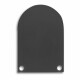 Alu-Endkappe für Profil/Abdeckung 11M/12M schwarz, 2 Stk inkl. Schrauben