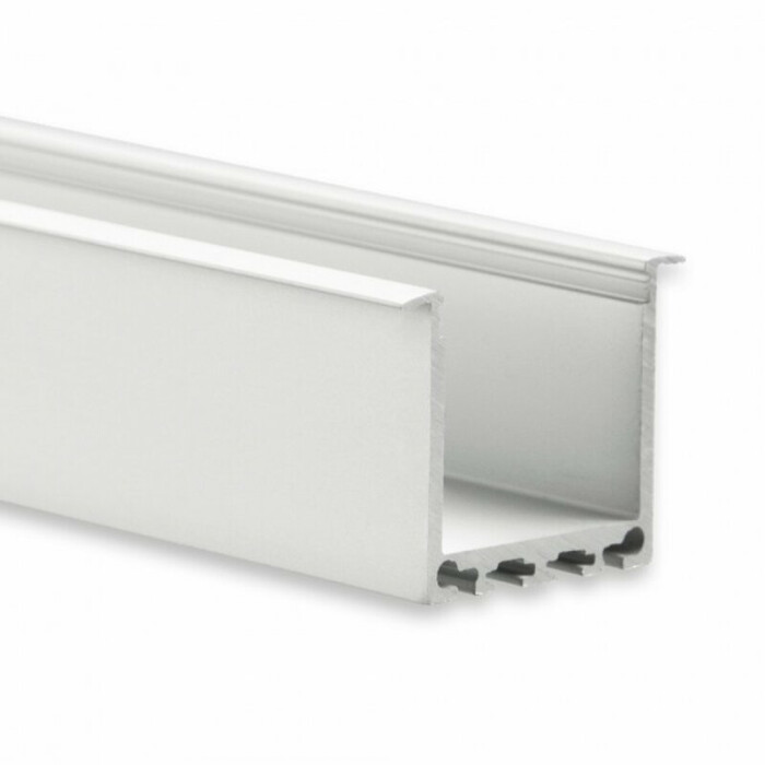 Alu-Einbau-Profil Typ 12 200 cm, hoch, für LED-Streifen bis 24 mm