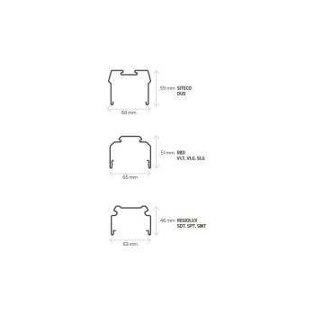 DOTLUX LED-Lichtbandsystem LINEAclick 50W 5000K engstrahlend dimmbar DALI Made in Germany
