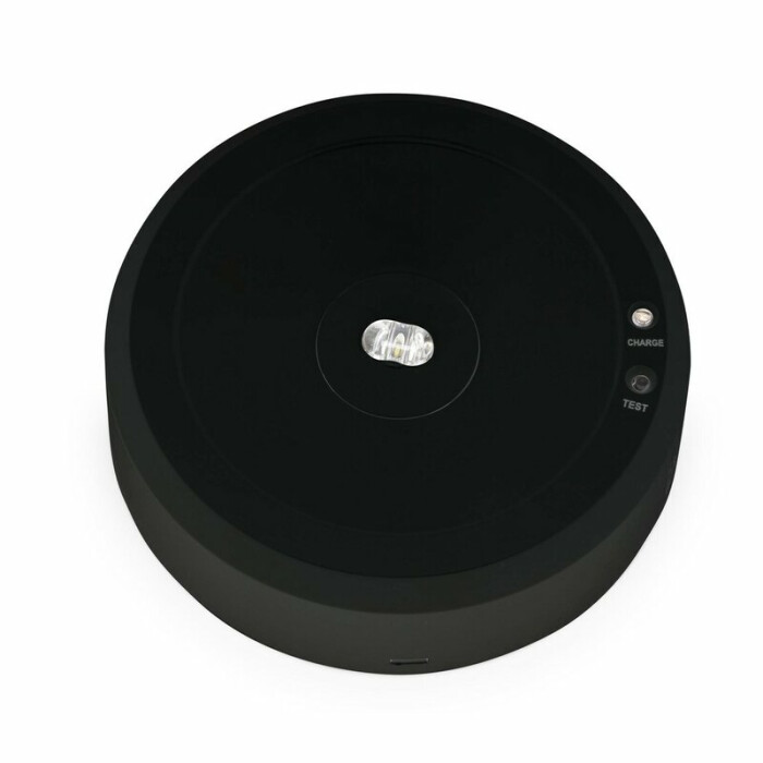 DOTLUX LED-Sicherheitsleuchte EXITtop mit Selbsttest inkl. 3 austauschbaren Linsen schwarz