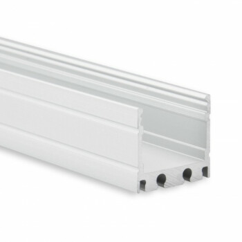 Alu-Anbau-Profil Typ 17 200 cm, für LED-Streifen bis max. 16 mm