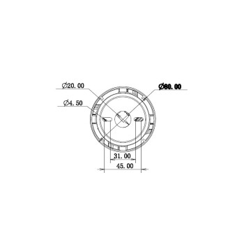 DOTLUX LED-Leuchte SLIMvario Ø 80x160mm 18W 3000K...