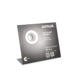 DOTLUX L-Aufsteller CIRCLEugr