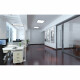 RealLED LED Büro Arbeitsplatz Standleuchte Officedesk 8000 Lumen 4000K Schwarz
