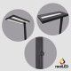 RealLED LED Büro Arbeitsplatz Standleuchte Officedesk 8000 Lumen 60W 4000K Schwarz