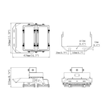 DOTLUX LED-Fluter HLFplus 400W 5000K 1-10V dimmbar...